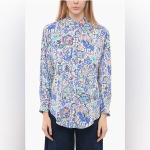 Isabel Marant Etoile Cadezi Silk Button-up Shirt